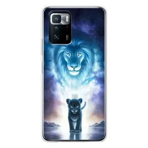 Чохол з картинкою ЛЕВ для Xiaomi POCO X3 GT (VPrint) (Маленький лев)