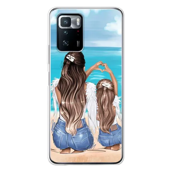 Чехол с принтом «Мама с доченькой» для Xiaomi POCO X3 GT Чехол с принтом «Мама с доченькой» для Xiaomi POCO X3 GT