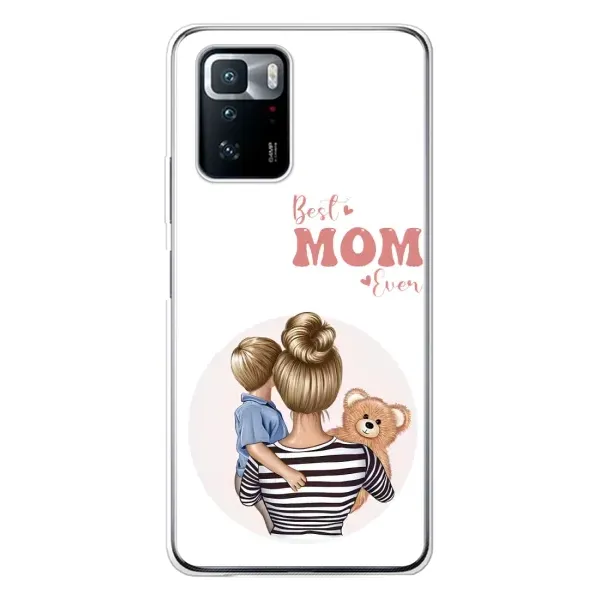 Чехол с принтом «Мама и сын» для Xiaomi POCO X3 GT