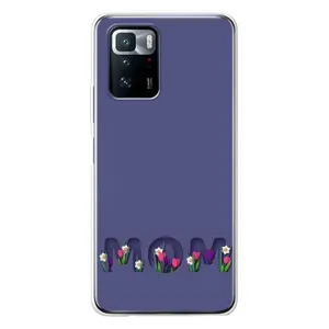 Чехлы для мамы на Xiaomi POCO X3 GT (Мама в цветах)