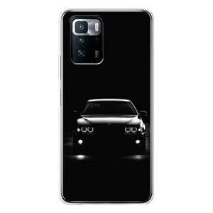Чехол для Поко X3 GT - с принтом БМВ (AlphaPrint) (Машина BMW)