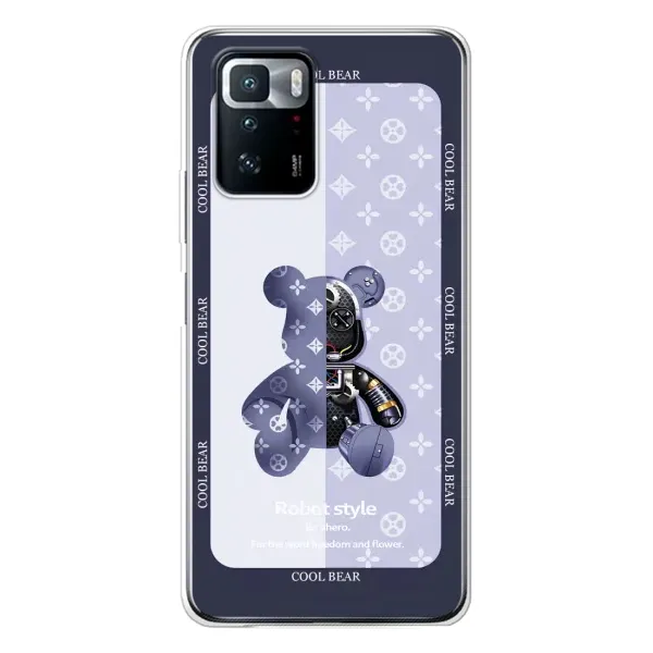 Чохол з принтом «Медведик LV» для Xiaomi POCO X3 GT Чохол з принтом «Медведик LV» для Xiaomi POCO X3 GT