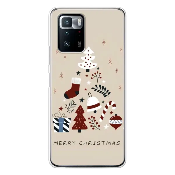 Чехол с принтом «Merry Christmas» для Xiaomi POCO X3 GT