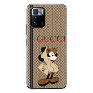Чохли  GUCCI для Сяомі POKO X3 GT (AlphaPrint) (Mickey GUCCI)