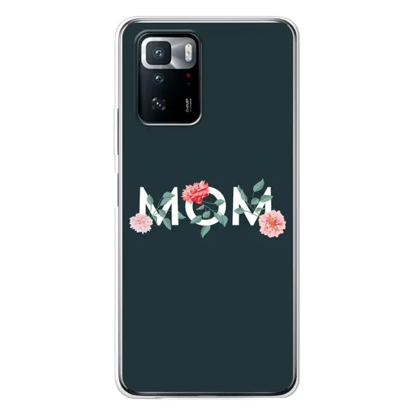 Чехол с принтом «Mom дизайн» для Xiaomi POCO X3 GT