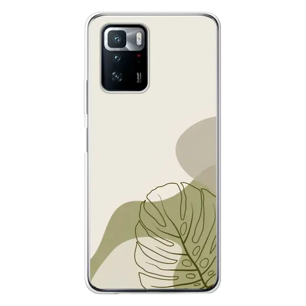 Чохол з принтом «Зелена монстера дизайн» для Xiaomi POCO X3 GT