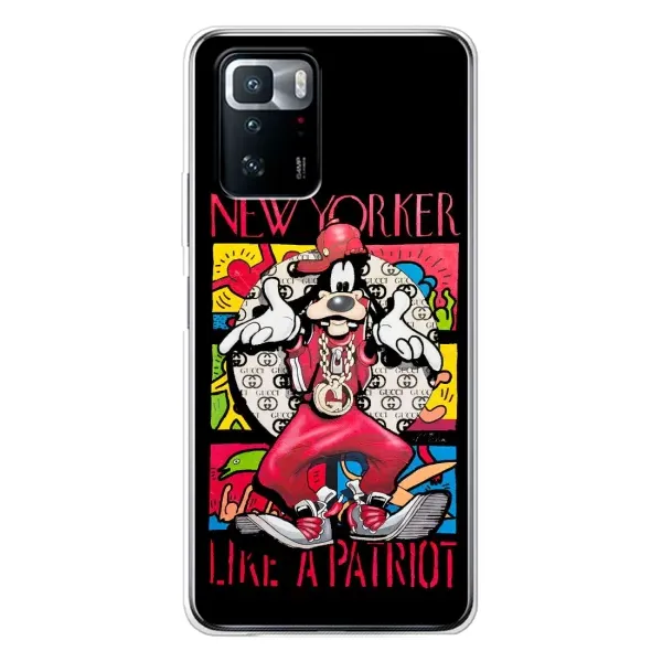 Чехол с принтом «Мультяшный Волк» для Xiaomi POCO X3 GT