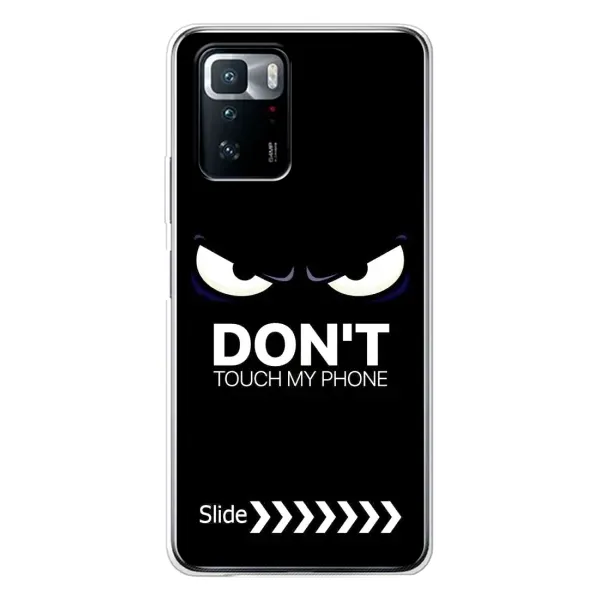 Чохол з принтом «Не чипай телефон» для Xiaomi POCO X3 GT Чохол з принтом «Не чипай телефон» для Xiaomi POCO X3 GT
