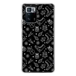 Новорічні, Святкові Чохли для Xiaomi POCO X3 GT - 2024 год (Новорічний фон)