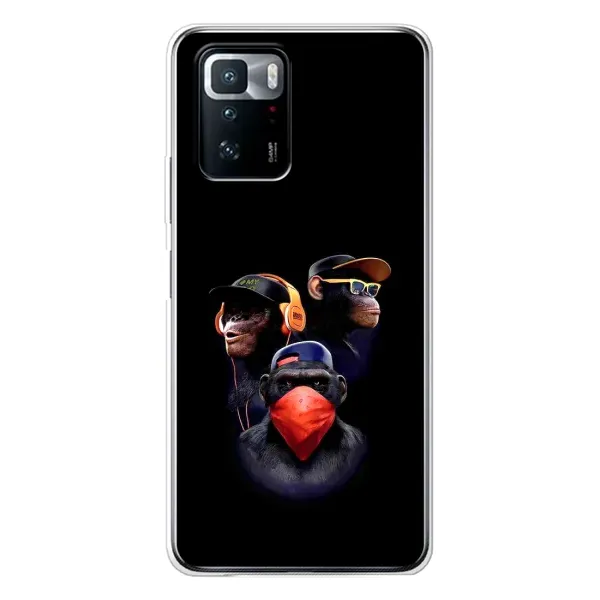Чохол з принтом «Три мавпи» для Xiaomi POCO X3 GT Чохол з принтом «Три мавпи» для Xiaomi POCO X3 GT