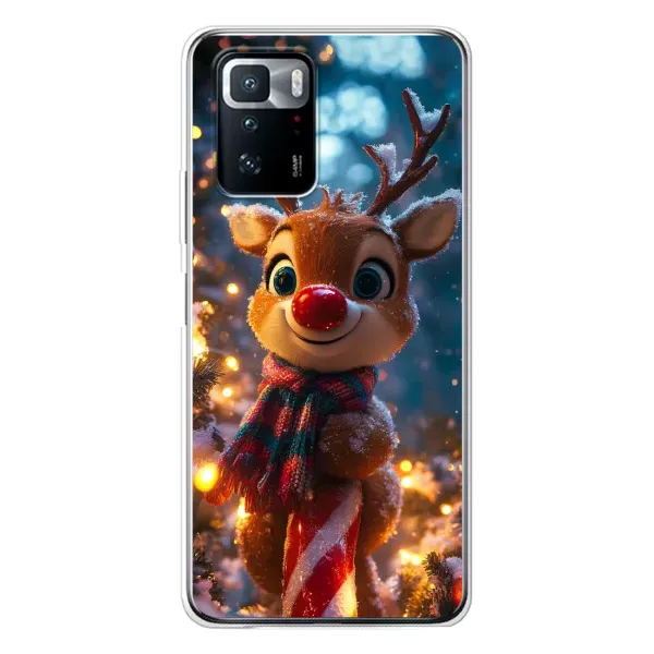 Чехол с принтом «Олень с шарфом» для Xiaomi POCO X3 GT