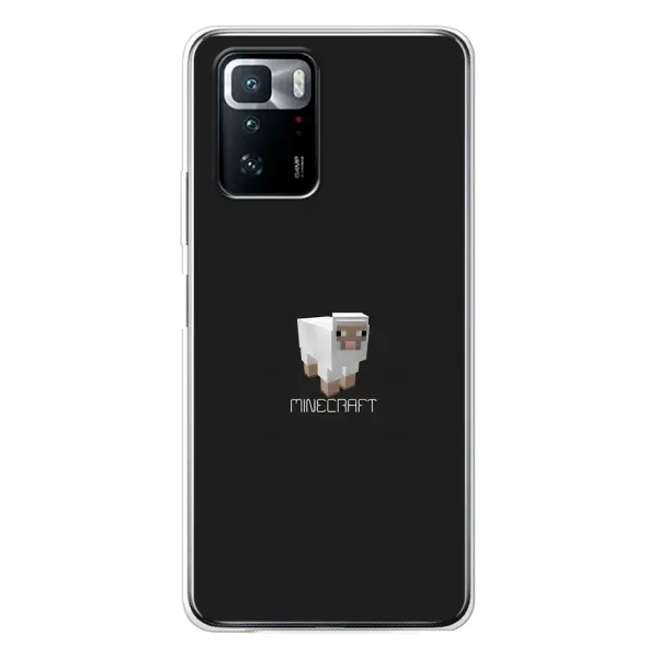 Чохол з принтом «Овечка Майнкрафт» для Xiaomi POCO X3 GT