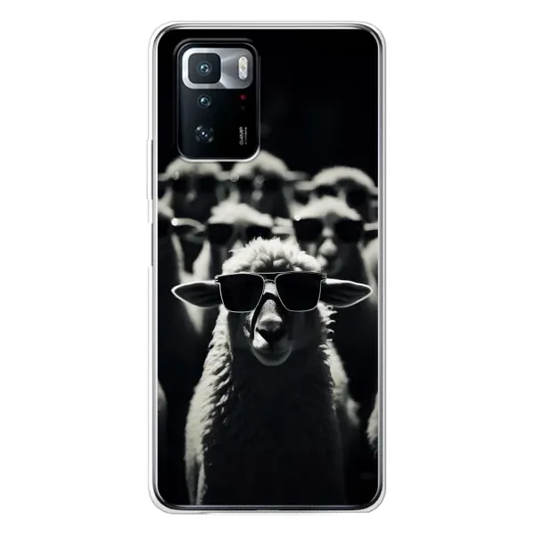 Чохол з принтом «Овечка в окулярах» для Xiaomi POCO X3 GT Чохол з принтом «Овечка в окулярах» для Xiaomi POCO X3 GT