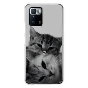 Чохол з малюнком кіт на Xiaomi POCO X3 GT (Пара котів)