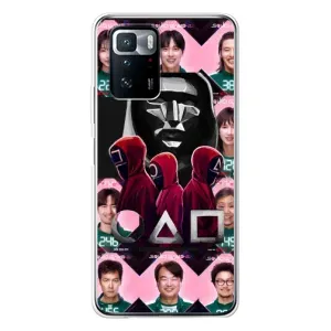 Чехол с принтом «Участники Игра кальмара» для Xiaomi POCO X3 GT