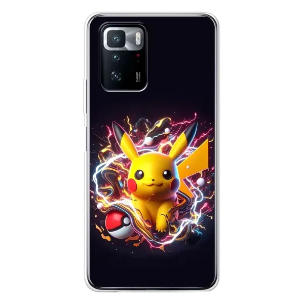 Чехол с принтом «Пикачу с мячом» для Xiaomi POCO X3 GT