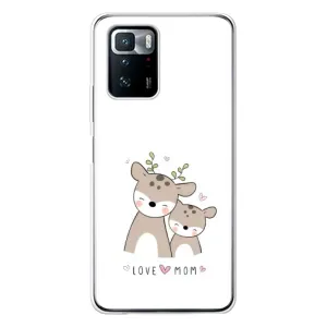 Чехлы для мамы на Xiaomi POCO X3 GT (Оленята мама и малыш)