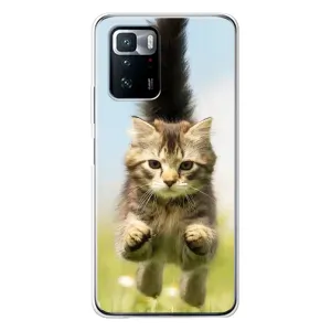 Чохли з Котиками для Xiaomi POCO X3 GT (VPrint) (Прижок кота)
