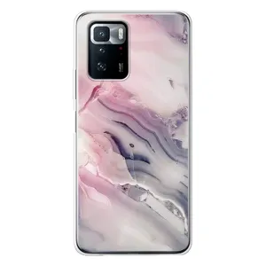 Мраморний чехол на Xiaomi POCO X3 GT (VPrint) (Пурпурний Мрамор)
