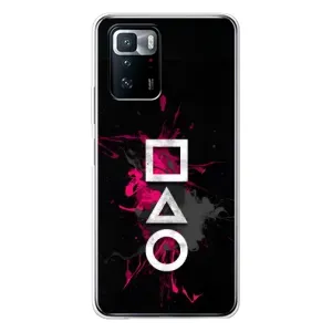 Чехол с принтом «Символы Игра кальмара» для Xiaomi POCO X3 GT