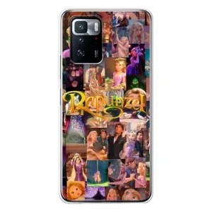 Чехол Рапунцель для Xiaomi POCO X3 GT (Коллаж Рапунцель)