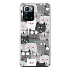 Чохли з Котиками для Xiaomi POCO X3 GT (VPrint) (Мальовані котики)
