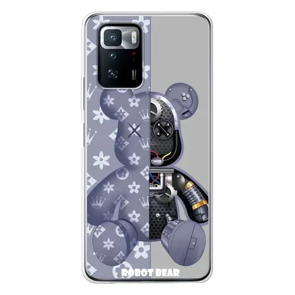 Чохол з принтом «Робот Медведик» для Xiaomi POCO X3 GT Чохол з принтом «Робот Медведик» для Xiaomi POCO X3 GT