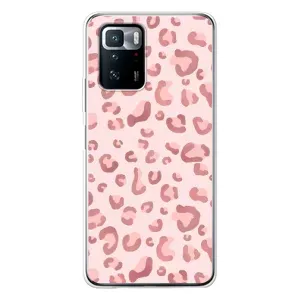 Чохол з розовим принтом для Xiaomi POCO X3 GT (Рожевий леопард)