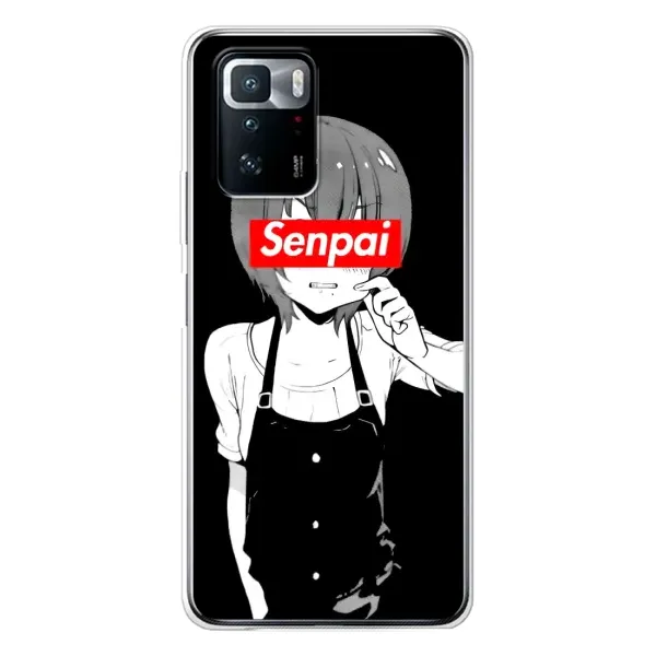 Чохол з принтом «Senpai» для Xiaomi POCO X3 GT