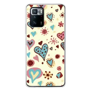 Чехлы для любимой на Сяомі POKO X3 GT (VPrint) (Сердечки)