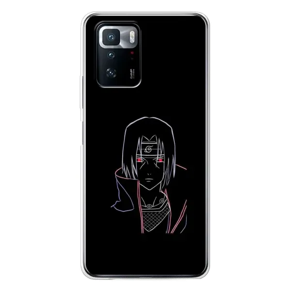 Чехол с принтом «силуэт Итачи» для Xiaomi POCO X3 GT Чехол с принтом «силуэт Итачи» для Xiaomi POCO X3 GT