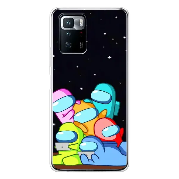 Чехол с принтом «Скины в космосе» для Xiaomi POCO X3 GT