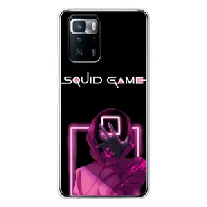 Чехол Гра в кальмара для Xiaomi POCO X3 GT