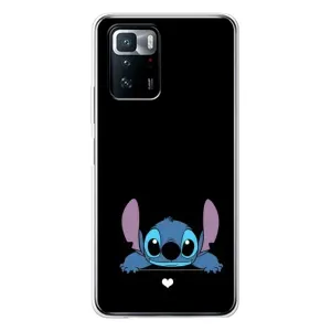Чохол з принтом Стіч на Xiaomi POCO X3 GT (Стіч на чорному)