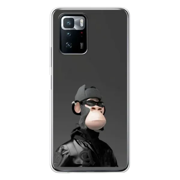 Чехол с принтом «стильная обезьяна NFT» для Xiaomi POCO X3 GT