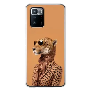 Чохол з принтом стильні тварини для Сяомі POKO X3 GT (Стильний леопард)