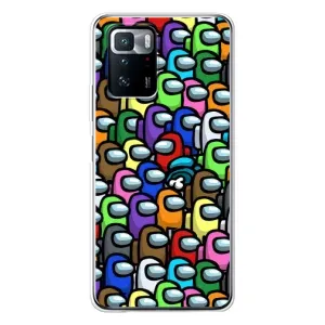 Чохли Амонг Ас для Xiaomi POCO X3 GT (AlphaPrint) (Убитий)