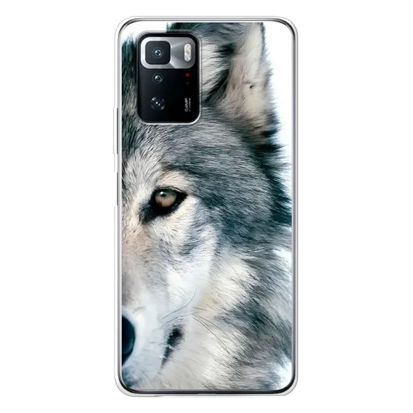 Чехол с принтом «Волк» для Xiaomi POCO X3 GT