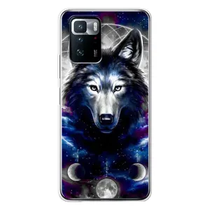 Захисні чохли для Сяомі POKO X3 GT (AlphaPrint) (ХІТ продаж) ВОВК (Вовк)