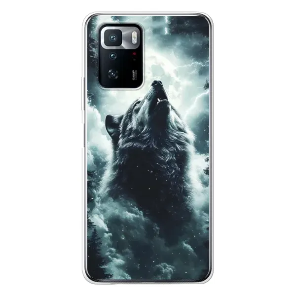 Чохол з принтом «Вовк у хмарах» для Xiaomi POCO X3 GT Чохол з принтом «Вовк у хмарах» для Xiaomi POCO X3 GT