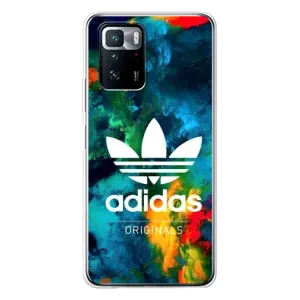 Чохли Адидас для Xiaomi POCO X3 GT (AlphaPrint) (Яскравий Адідас)