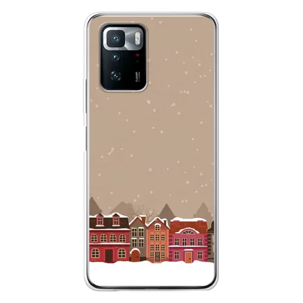 Чехол с принтом «Зимний город» для Xiaomi POCO X3 GT