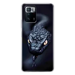 Чохол з картинкою 'Хижаки' для Xiaomi POCO X3 GT (Чорна змія)