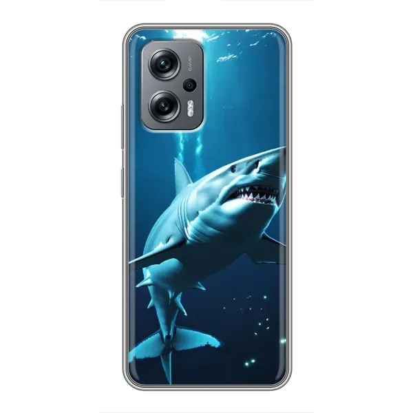 Чехол с принтом «Акула под водой» для Xiaomi POCO X4 GT