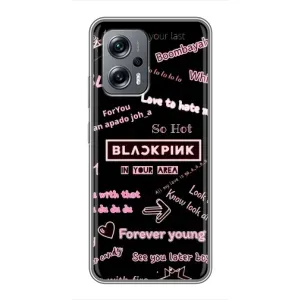 Чехол с музыкальной группой для Xiaomi POCO X4 GT (BLACKPINK)