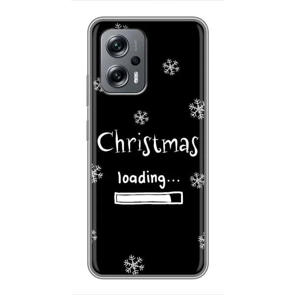 Чехол с принтом «Christmas loading» для Xiaomi POCO X4 GT Чехол с принтом «Christmas loading» для Xiaomi POCO X4 GT
