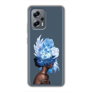 Чехлы (ART) Цветы на Xiaomi POCO X4 GT (VPrint) (Квіти на голові)