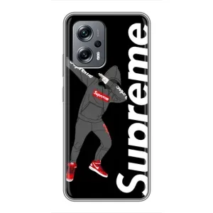 Чеохол для Xiaomi POCO X4 GT з картинкою Supreme (AlphaPrint) (Деб Супрім)