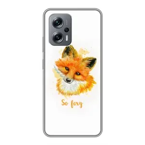 Чехлы с картинкой Лисички для Xiaomi POCO X4 GT (VPrint) (Девочка Лиса)