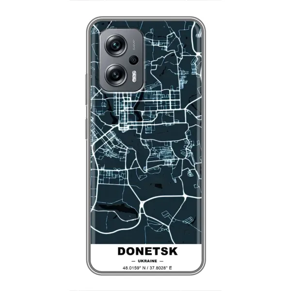 Чохол з принтом «Донецьк» для Xiaomi POCO X4 GT